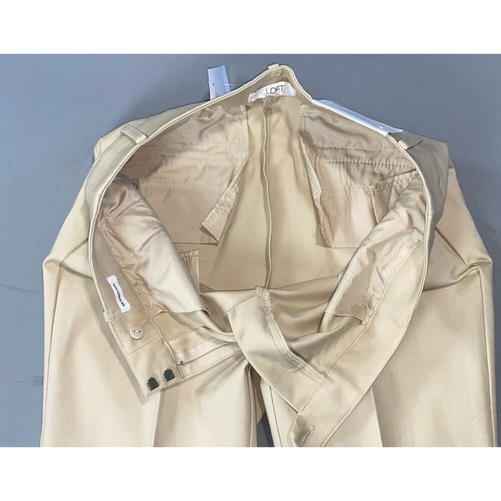 Ann Taylor The Riviera Curvy Slim Flat Front Stretch Pants, Trousers. Women's 10 - Picture 6 of 8